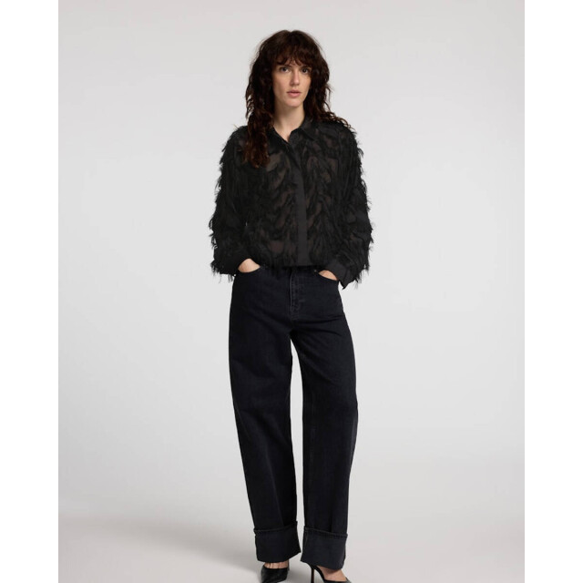 Selected Femme Top lange mouw 160950 Selected Femme Black Top lange mouw 16095034 large