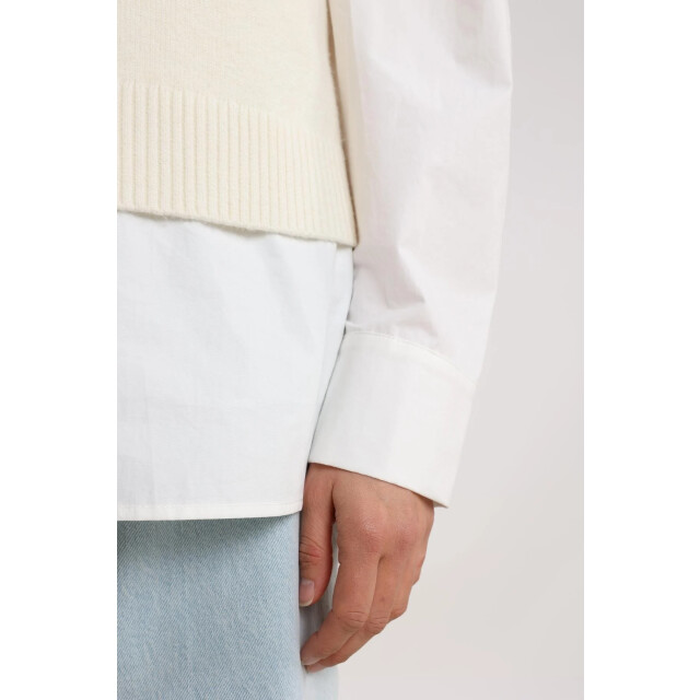 Nukus Nkf07000 17 intarsia spencer off white NKF07000  17 large