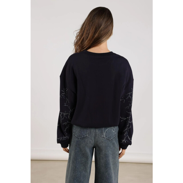 Nukus Nkf03000 70 suzanne pullover strass navy NKF03000  70 large