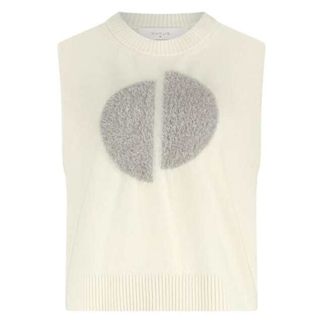 Nukus Nkf07000 17 intarsia spencer off white NKF07000  17 large