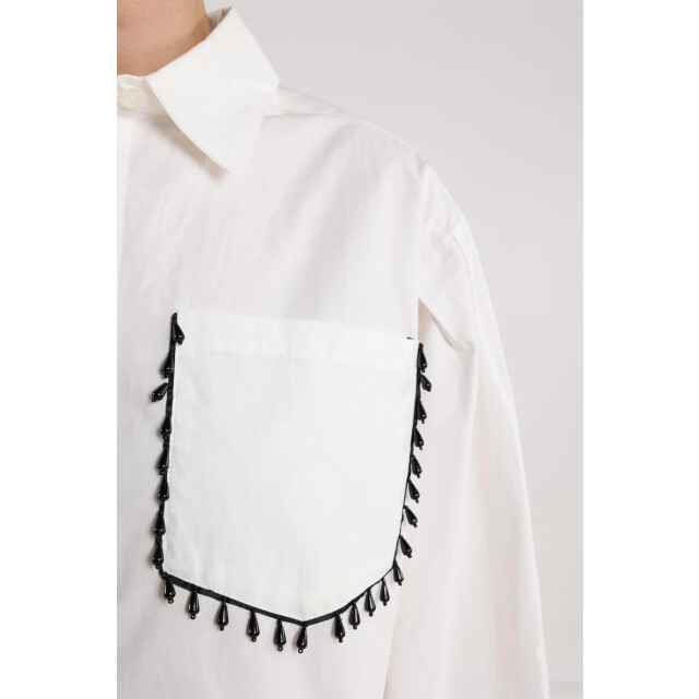 Nukus Nkf02072 17 laure blouse embroidery off white NKF02072  17 large