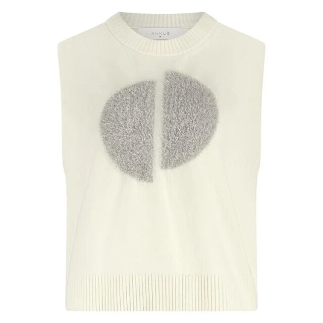 Nukus Nkf07000 17 intarsia spencer off white NKF07000  17 large