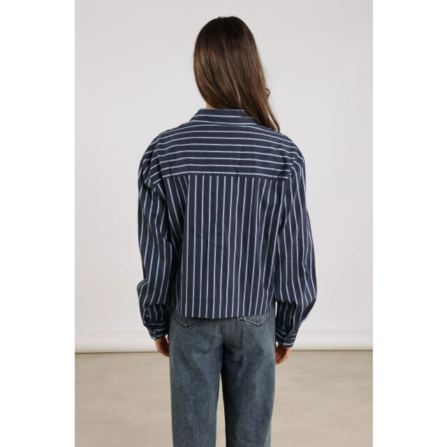 Nukus Nkf02071 280 ariana blouse stripe navy/ice NKF02071  280 large