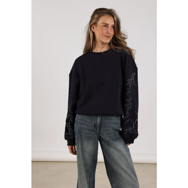 Nukus Nkf03000 70 suzanne pullover strass navy NKF03000  70 large