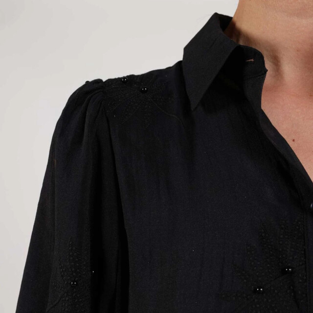 Nukus Nkf02012 70 milanova blouse pearl navy NKF02012  70 large