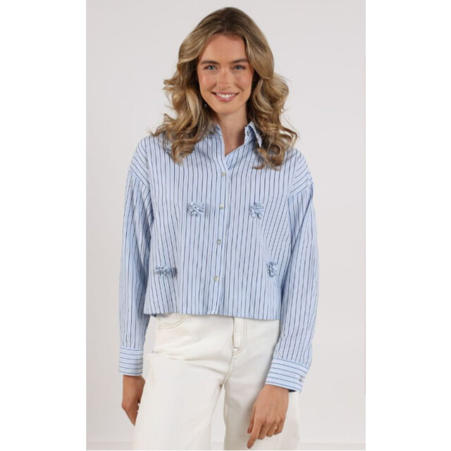 Nukus Nkf02095 265 tessa blouse stripe ice NKF02095 265 large