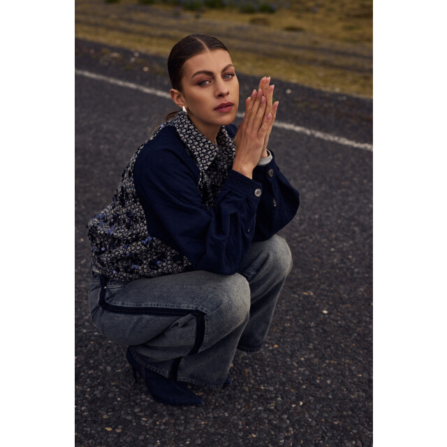 Nukus Nkf13025 70 milou jacket paillet navy NKF13025  70 large