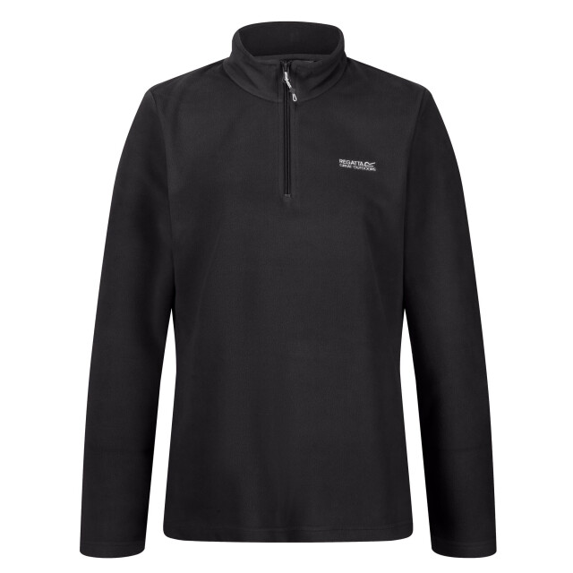 Regatta Geweldige outdoors dames sweetheart 1/4 zip fleece sweater UTRG1248_black large