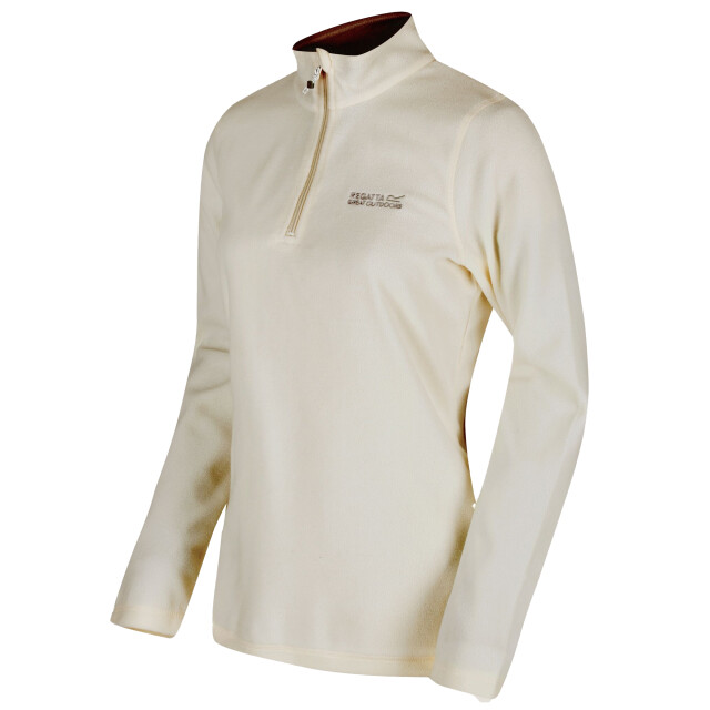 Regatta Geweldige outdoors dames sweetheart 1/4 zip fleece sweater UTRG1248_polarbearparchment large