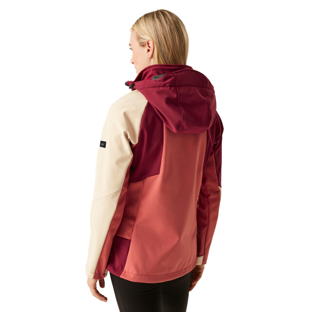 Regatta Dames desoto x soft shell jas UTRG12019_rumbaredmineralred large