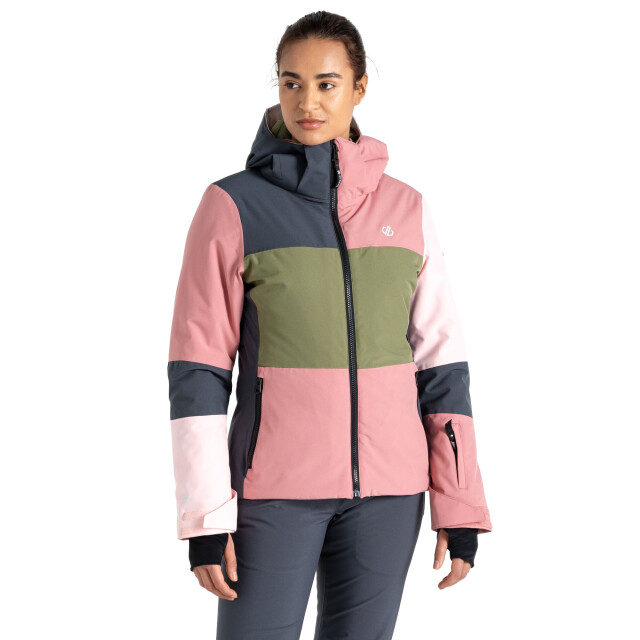 Dare2b Dames ski jas met band UTRG11995_dustyroseolivinegreen large
