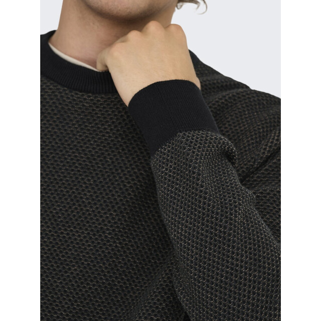 Only & Sons Onsmorgan 12 structure crew knit dessin 5219.89.0027 large