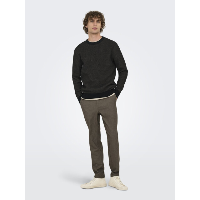 Only & Sons Onsmorgan 12 structure crew knit dessin 5219.89.0027 large