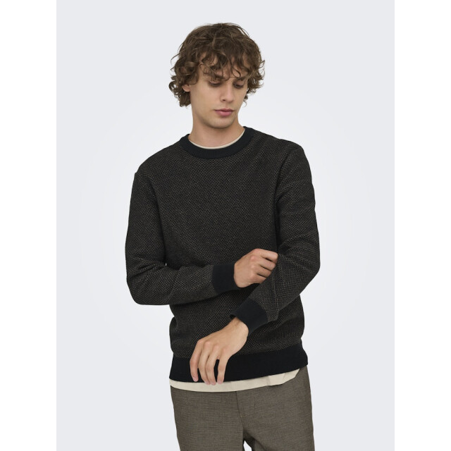 Only & Sons Onsmorgan 12 structure crew knit dessin 5219.89.0027 large