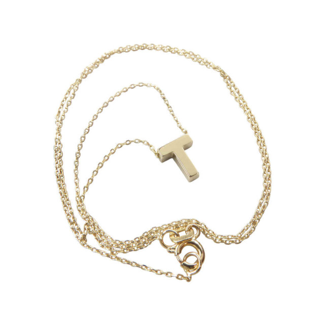 Christian Gouden ketting met t hanger 39C503-0602JC large