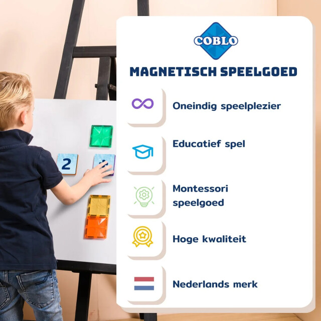Coblo Magneet cijfers 60 delig COBLOTOP-N large