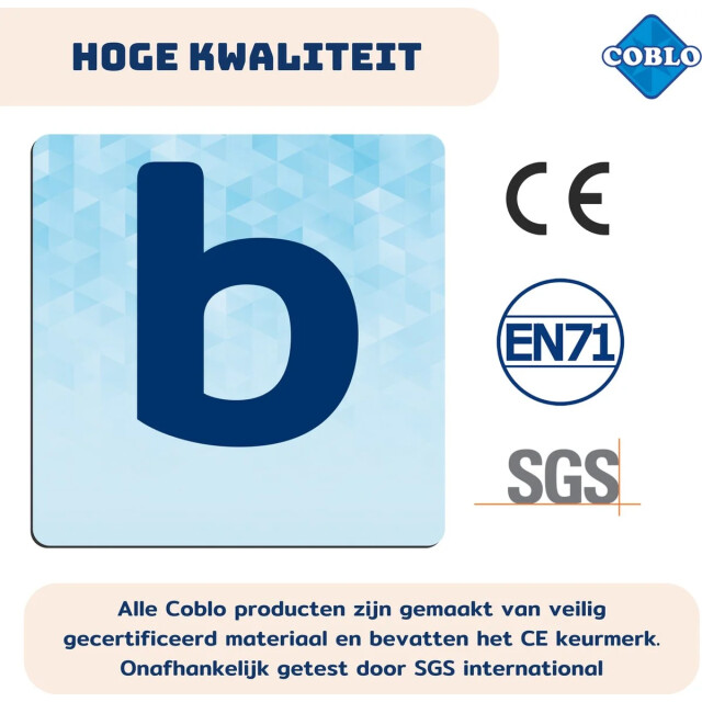 Coblo Magneet letters 60 delig COBLO-L large