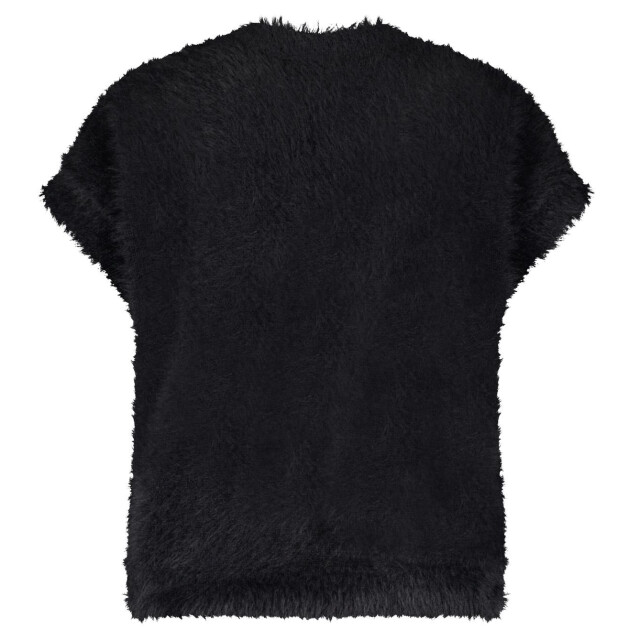 Red Button Sleeveless fuzzy zw Sleeveless Fuzzy Zw large