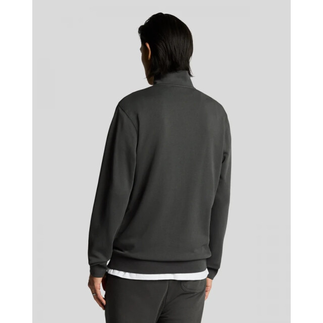 Lyle and Scott Ml2258ton superfine zip gun metal heren sweater  Gun Metal/ML2258TON Superfine Zip large