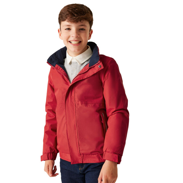 Regatta Kinderen/kinderen waterdicht windproof dover-jasje UTRG1604_classicrednavy large