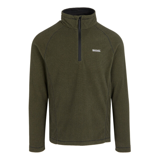 Regatta Great outdoors heren montes fleece sweater met trechter nek UTRG1880_nephritegreenblack large