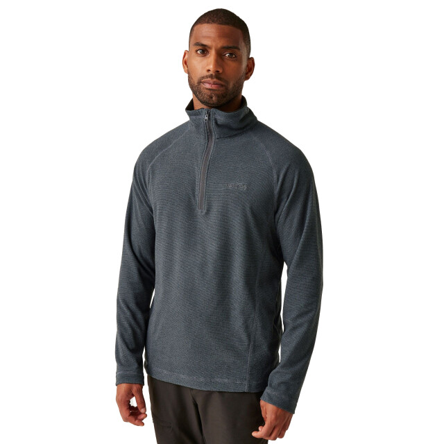 Regatta Great outdoors heren montes fleece sweater met trechter nek UTRG1880_stormyweatherblack large