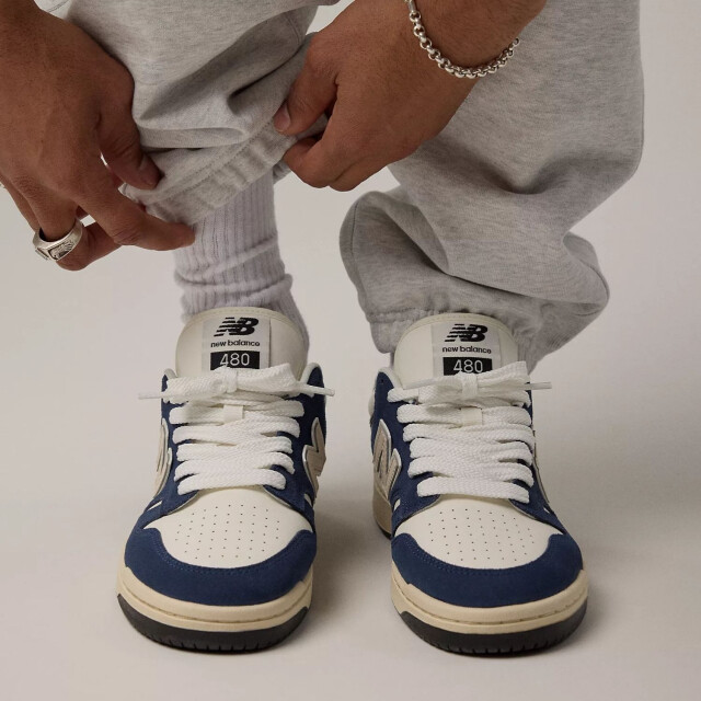 New Balance BB480 Sneakers Blauw BB480 large