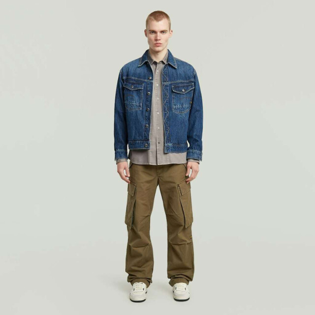 G-Star Panelled pkt regular shirt l\s D26858-E075-G107 large