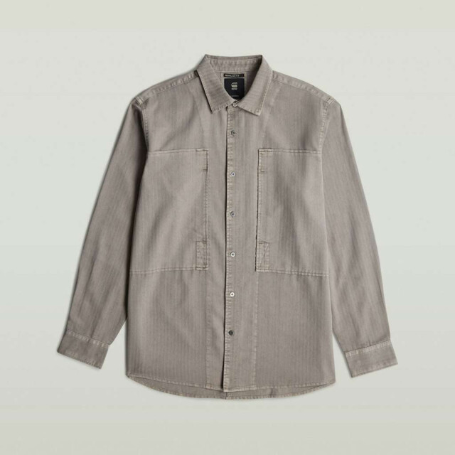 G-Star Panelled pkt regular shirt l\s D26858-E075-G107 large
