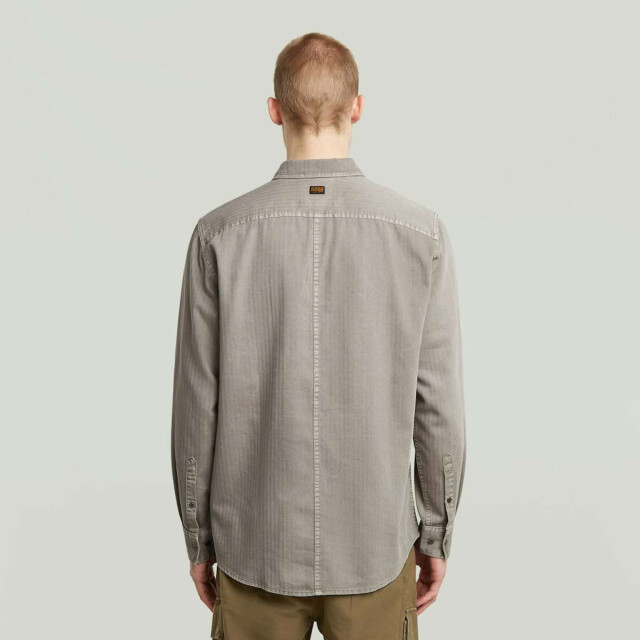 G-Star Panelled pkt regular shirt l\s D26858-E075-G107 large