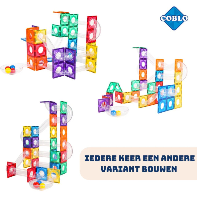 Coblo Magnetische knikkerbaan classic 100 delig COBLO100-M large