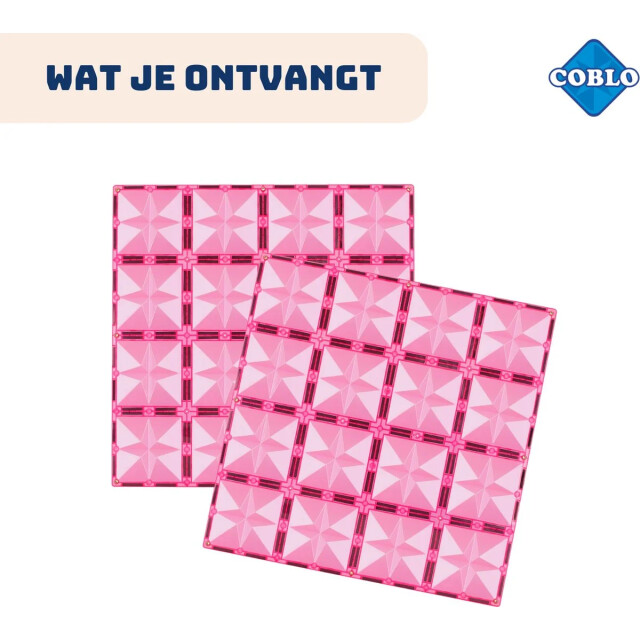 Coblo Magnetische basisplaten pastel 2 delig COBLO-P/P large