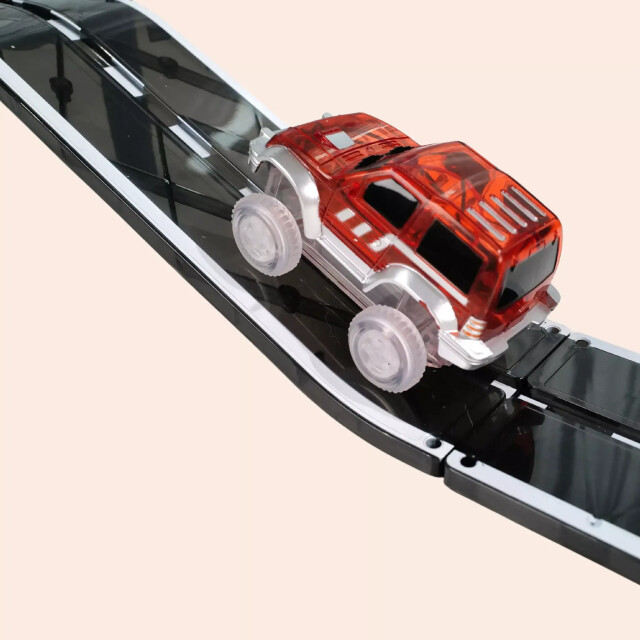 Coblo Magnetische autobaan set 70-delig COBLO70-R/B large