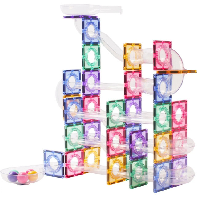 Coblo Magnetische knikkerbaan pastel 100 delig 8720938018008 large