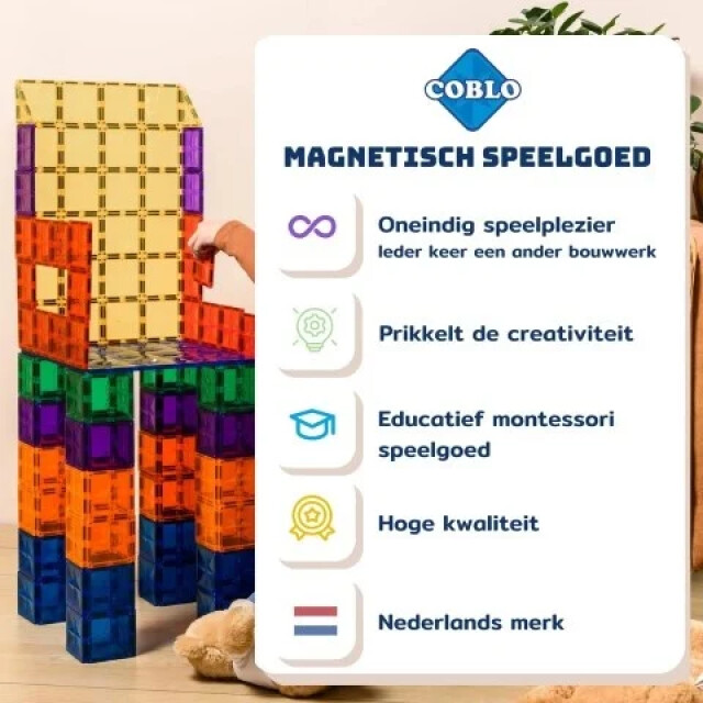 Coblo Magnetische basisplaten pastel 2 delig COBLO-P/P large