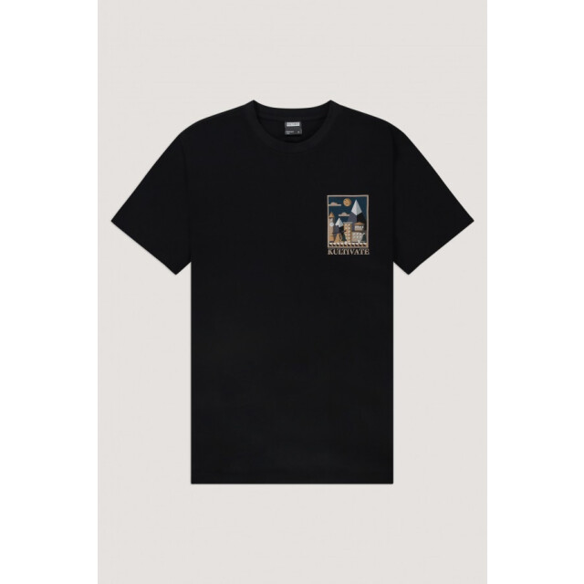 Kultivate Ts belle 2501040202 111 jet black  t-shirt fancy kultiv 111 Jet Black/TS BELLE 2501040202 large