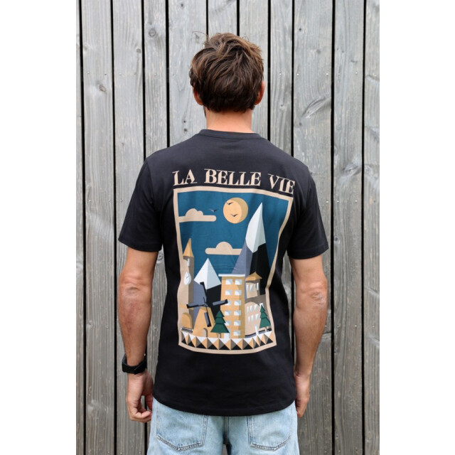 Kultivate Ts belle 2501040202 111 jet black  t-shirt fancy kultiv 111 Jet Black/TS BELLE 2501040202 large