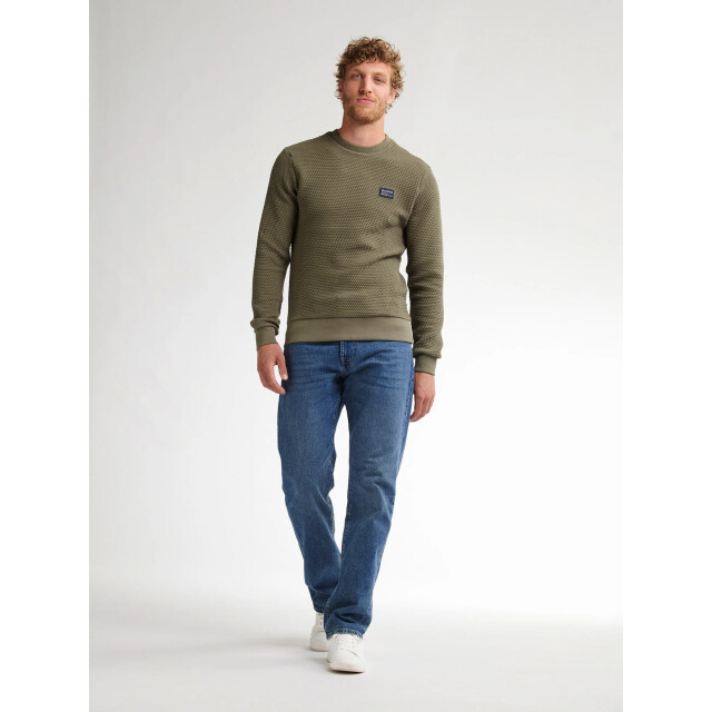 Petrol Industries Heren sweater m-3050-swr300 6174 mossy stone Petrol Sweater M 3050 SWR300 6174MossyStone large