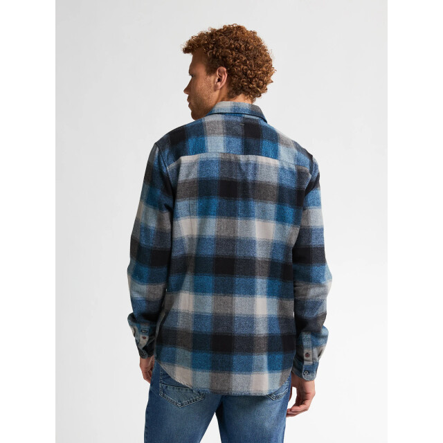 Petrol Industries Heren overshirt m-3050-sil417 519 indie blue Petrol Overshirt M 3050 SIL417 5190IndieBlue large