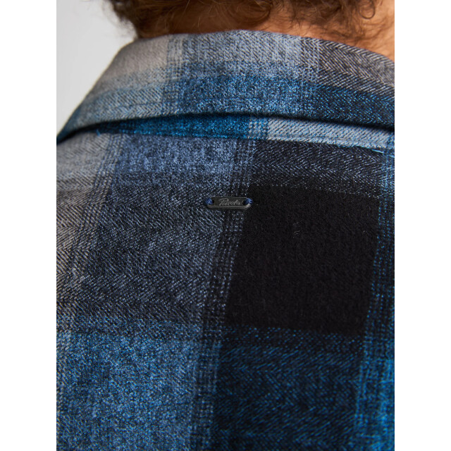 Petrol Industries Heren overshirt m-3050-sil417 519 indie blue Petrol Overshirt M 3050 SIL417 5190IndieBlue large