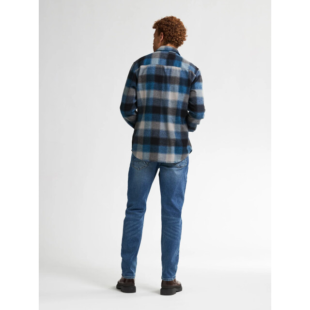 Petrol Industries Heren overshirt m-3050-sil417 519 indie blue Petrol Overshirt M 3050 SIL417 5190IndieBlue large