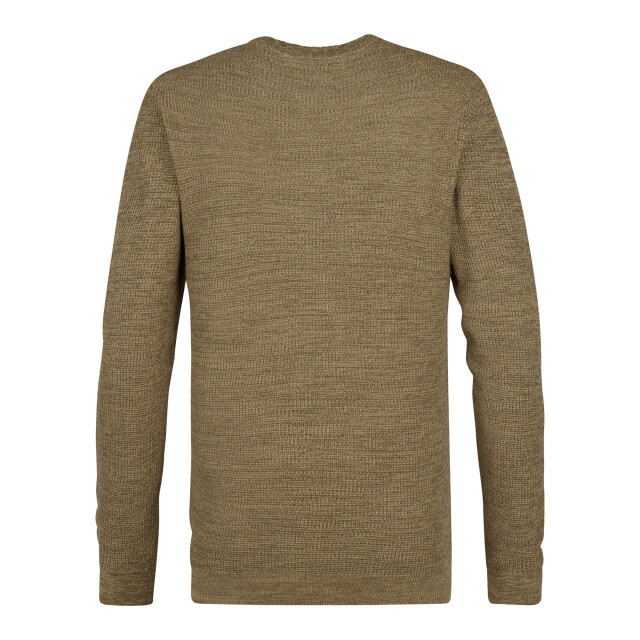 Petrol Industries Heren trui m-3050-kwr225 7146 tan Petrol Trui M 3050 KWR225 7146Tan large