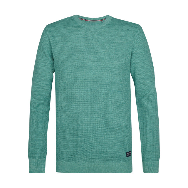 Petrol Industries Heren trui m-3050-kwr225 5191 pale aqua Petrol Trui M 3050 KWR225 5191PaleAqua large