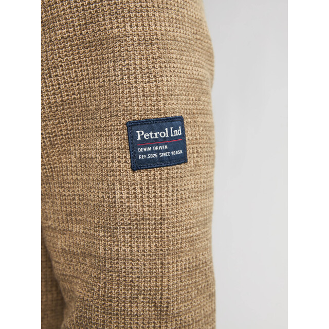 Petrol Industries Heren trui m-3050-kwc227 7146 tan Petrol Trui M 3050 KWC227 7146Tan large