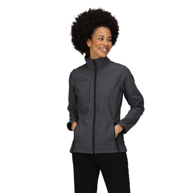 Regatta Dames professional octagon ii waterdichte softshell jas UTRG2163_sealgreyblack large