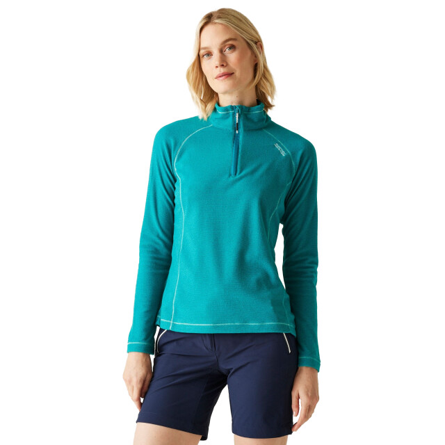 Regatta Geweldige outdoor dames montes half zip fleece top UTRG1953_exoticplumegulfstream large