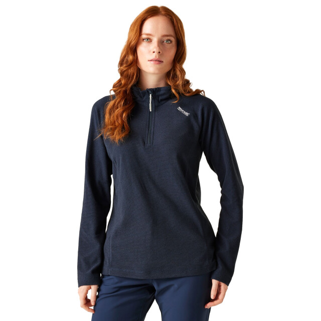 Regatta Geweldige outdoor dames montes half zip fleece top UTRG1953_navyblack large