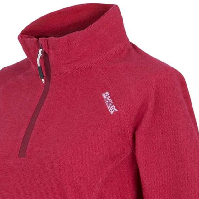 Regatta Geweldige outdoor dames montes half zip fleece top UTRG1953_deeppinkhotpink large