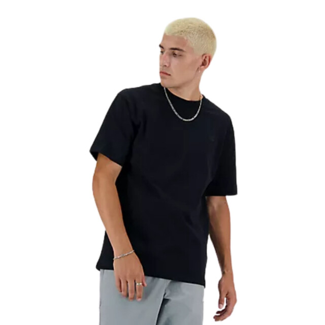 New Balance MT41533 T-Shirts Zwart MT41533 large