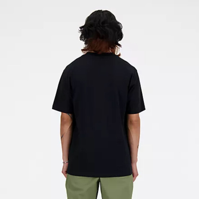 New Balance MT41533 T-Shirts Zwart MT41533 large